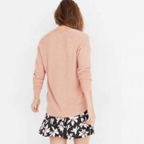 Madewell ~Kimball Pullover Sweater in Heather Rose XXS - Picture 10 of 12